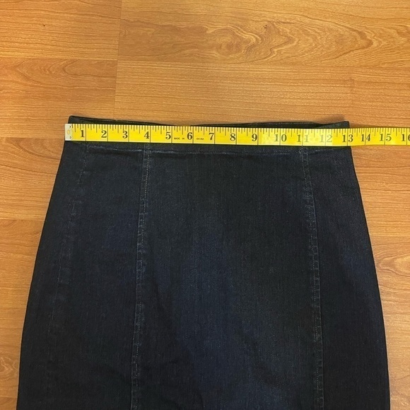 POLO RALPH LAUREN midi skirt jeans in navy blue - Picture 4 of 10